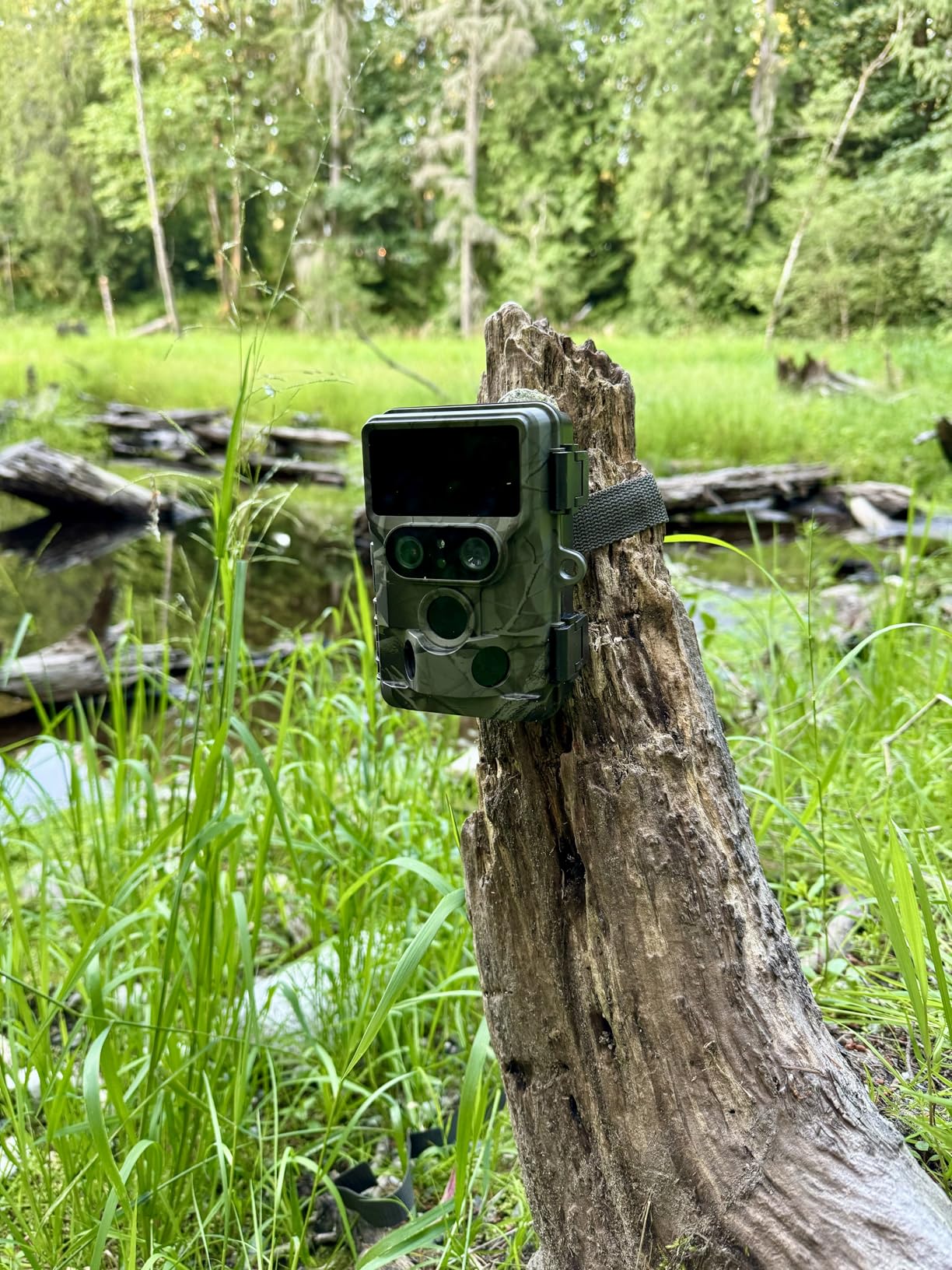 VOOPEAK Trail Camera, 4G LTE Cellular Security Camera with 360° Live Streaming, 2.5K Game Camera Solar Powered, Night Vision, Motion Activated, Two-Way Audio Wildlife Cam customer photo 2