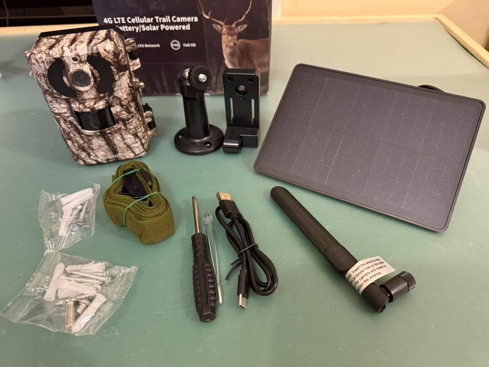 48MP Trail Camera, AI Animal Detection Cellular Trail Camera 2K Live 4G LTE Built-in-SIM Real-Time Alert 0.1s Trigger Game Camera with Night Vision Motion Activated Waterproof IP66 Trail Cam customer photo 2