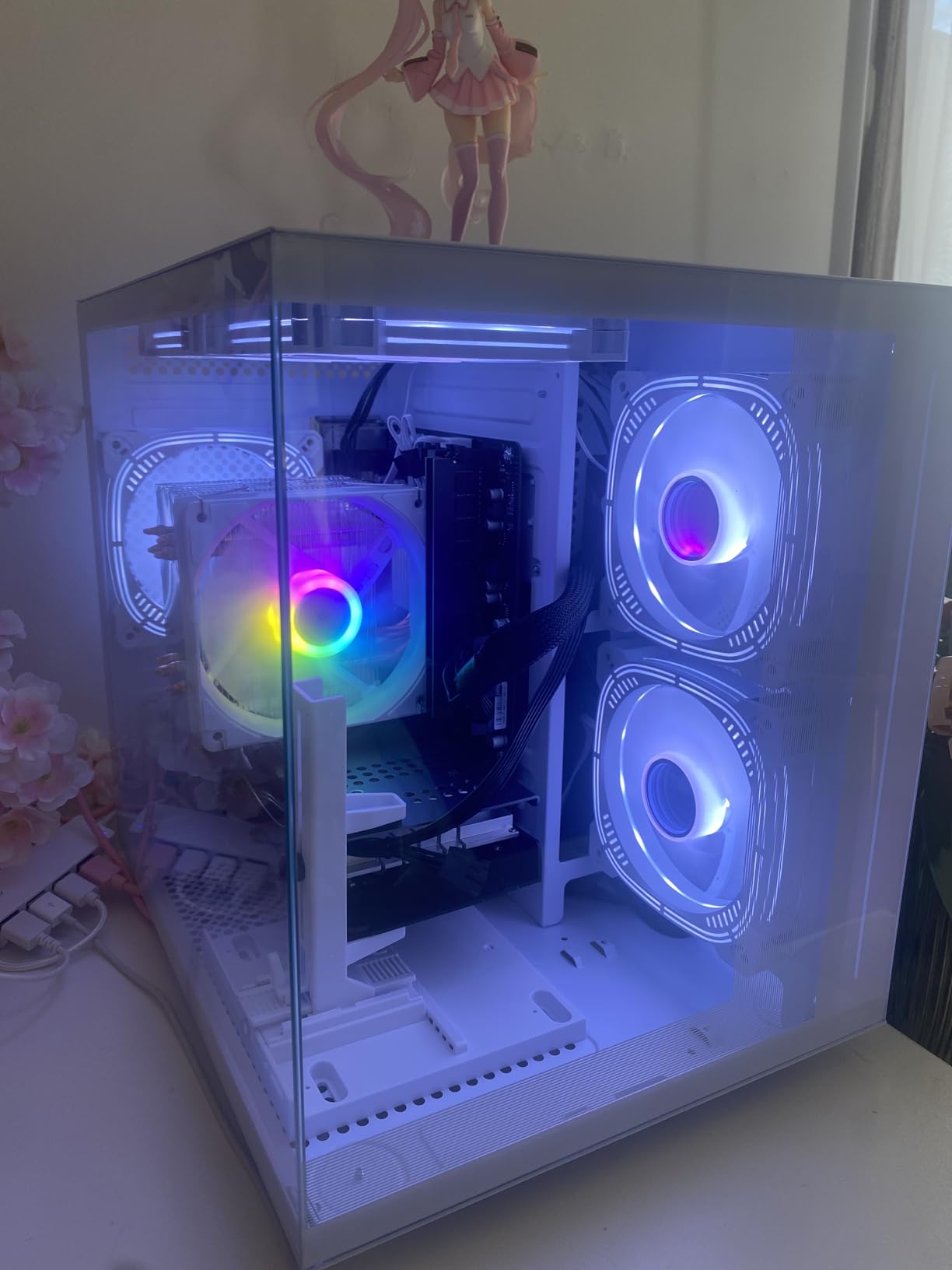 Gaming PC Desktop Computer - Ryzen 5 5500,(6Core 12Threads Up to 4.2G) Radeon RX 6500XT 4GB, 16GB DDR4 RAM, 512GB NVME SSD, Wi-Fi 6, Prebuilt Tower Computer for Home and Office customer photo 2