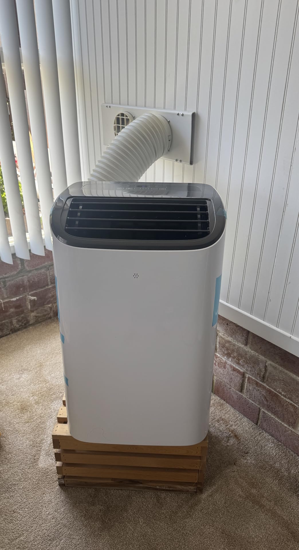 Energlow 8000 BTU Portable Air Conditioner, 5-in-1 Cools 350 Sq.Ft, Quiet AC Unit with Fan & Dehumidifier, LED Display, Remote, 24H Timer, Window Kit, for Bedroom/Office/Dorms/Apartment customer photo 2