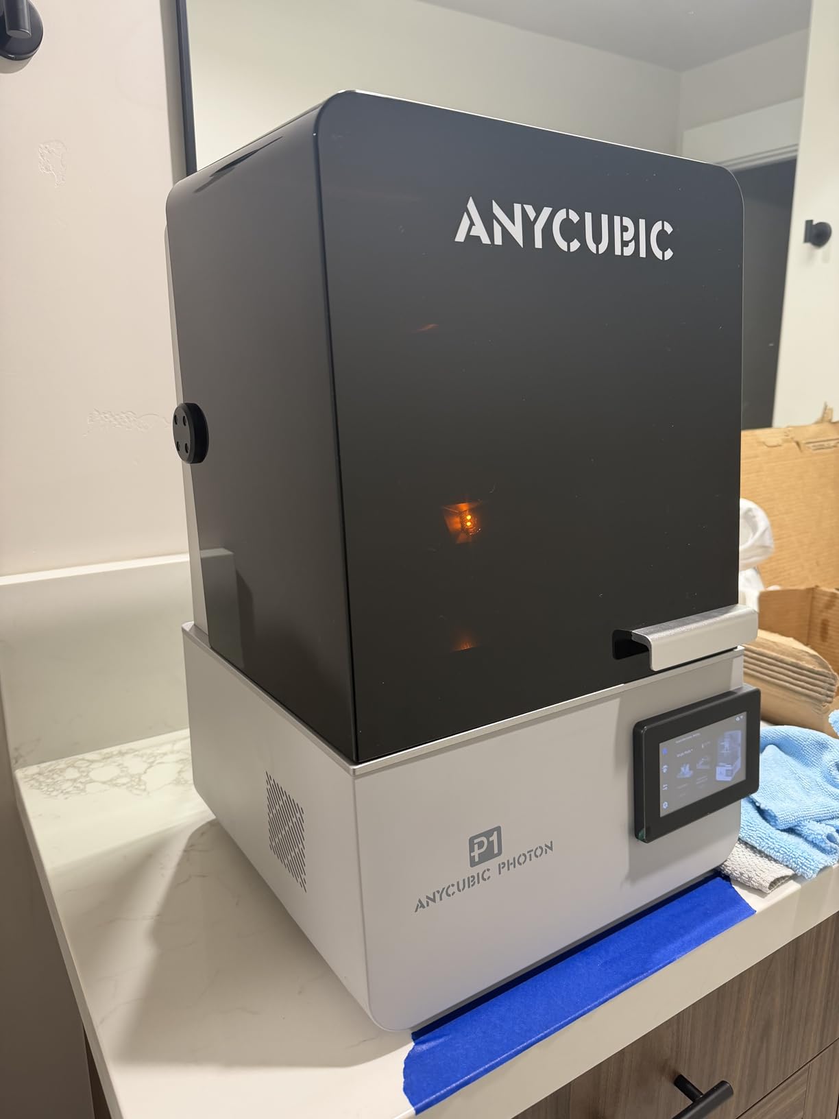 ANYCUBIC Photon P1 Resin 3D Printer, with Dual-Color/Material Printing, Engineering-Grade Resin Compatible customer photo 2