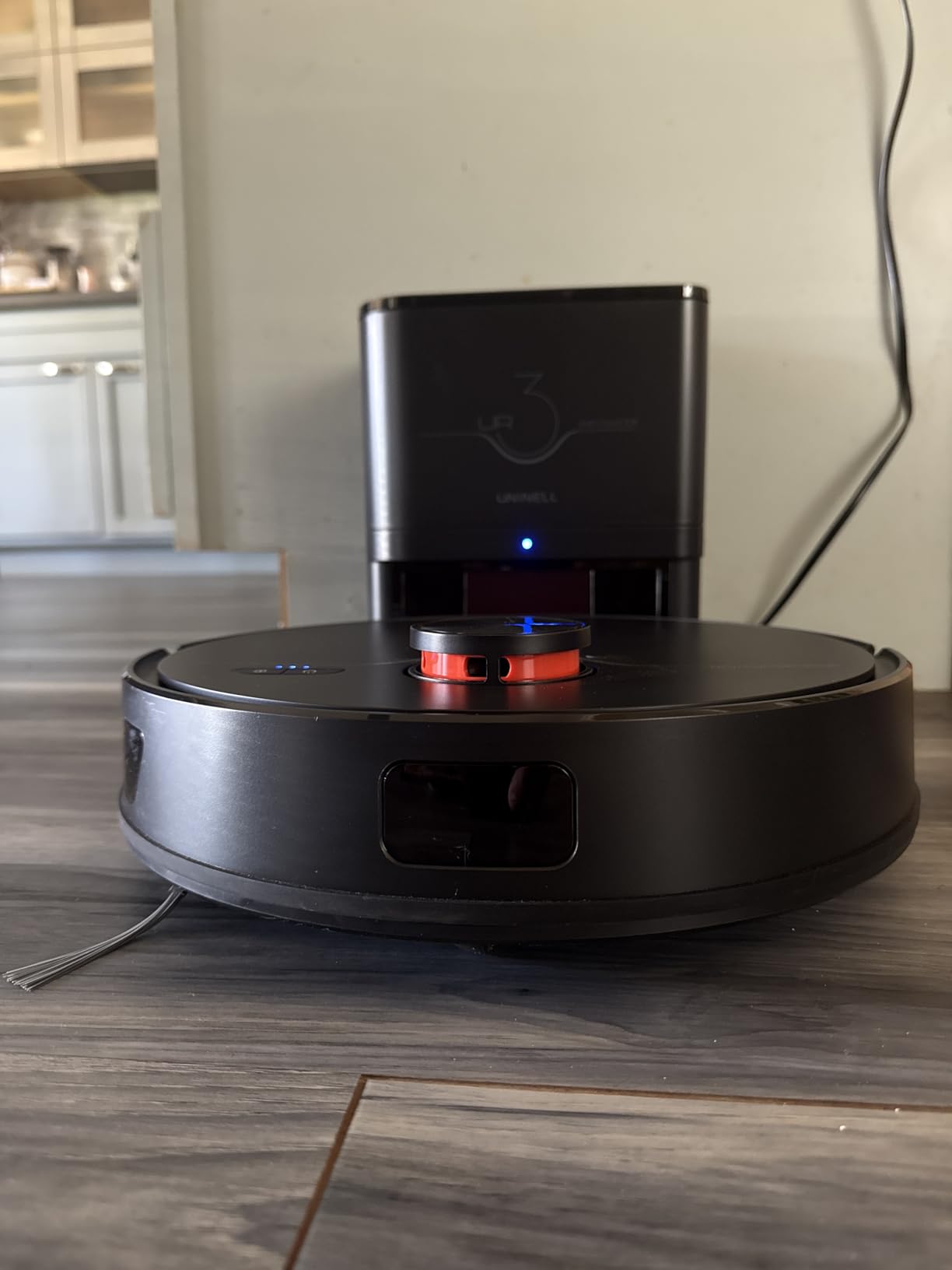 Robot Vacuum and Mop Combo with Self-Emptying, Robotic Vacuum Cleaner 7000Pa & LiDAR Navigation, 180 Mins, 90 Days Capacity, Home Mapping, for Pet Hair/Hard Floors/Carpets, App/Alexa Control customer photo 1