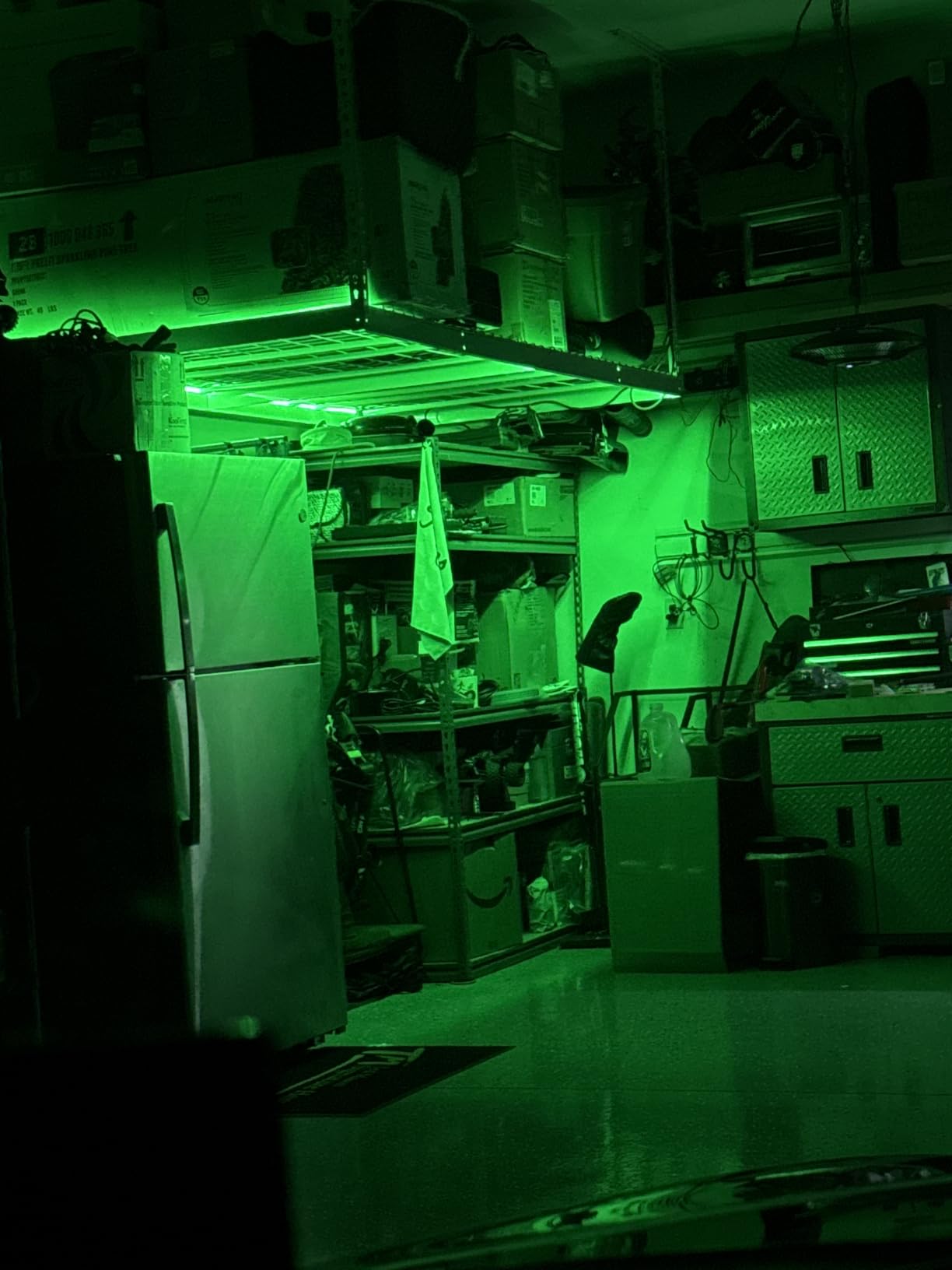 SHUNLEE Led Boat Lights Green 40FT, IP67 COB Waterproof Marine Pontoon Led Lights customer photo 2
