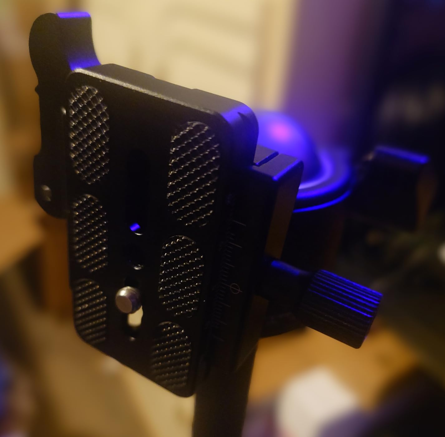 H-46F Lever Tripod Head, Low Gravity Metal Ball Head Camera Head, Panoramic Ball Head with 1/4