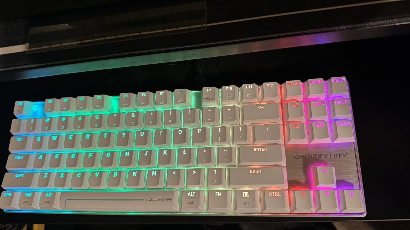 CHERRY XTRFY MX 8.2 Pro TMR Wireless Magnetic Gaming Keyboard with TMR Technology 8000Hz Hot Swappable TKL RGB Mechanical Black customer photo 2