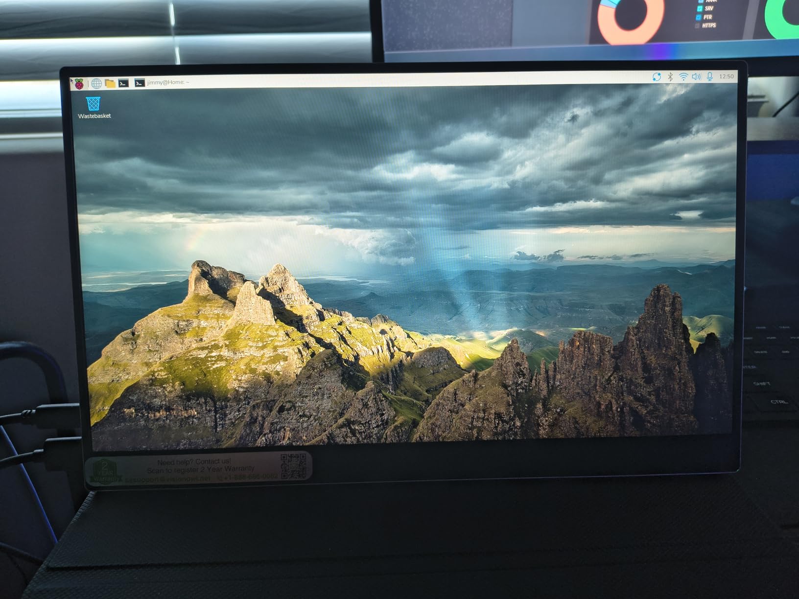 VisionOwl Portable Monitor 16 Inch 2.5K QHD 144Hz 16:10 Second Screen, USB-C HDMI HDR Travel Monitor for Laptop PC MacBook PS5 Xbox, VESA Mountable, with Speakers, Built-in Kickstand customer photo 2