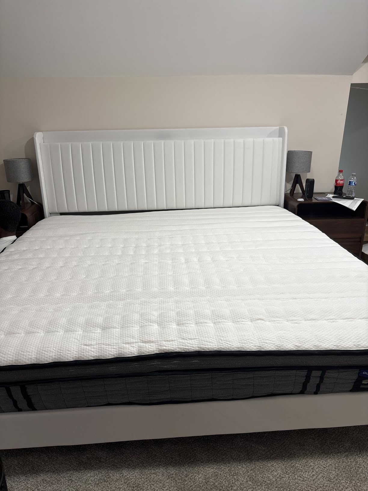 DIFAME King Mattress, (2026 Upgraded) Hotel-Level Luxury Medium Firm 12 Inch King Hybrid Mattress in A Box, with Cool Gel Memory Foam & Pocket Springs, Extra Edge Support, 365-Night Trial customer photo 1