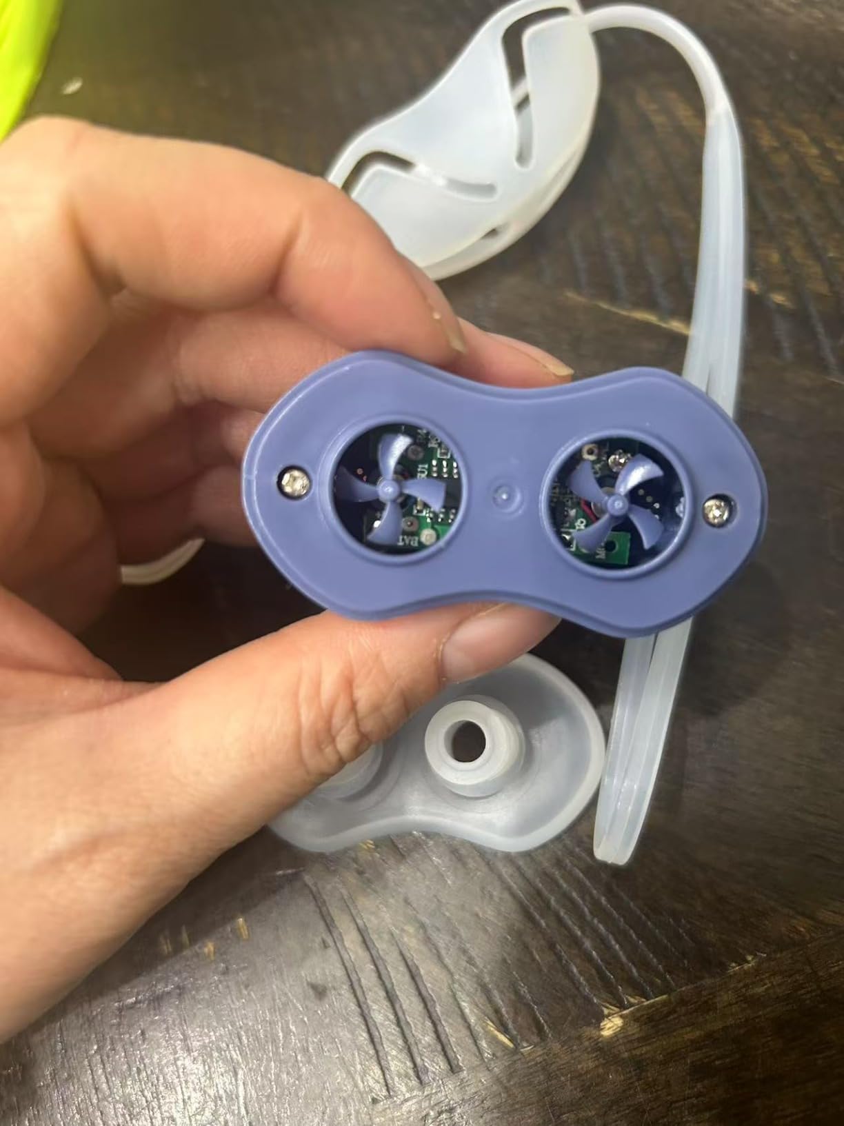 Anti Snoring Devices, Double Vortex Anti Snoring Device, Snoring Solution, Adjustable Wind Speed, Suitable for All Nose Shapes, Stop Snoring Suitable for Men and Women, Blue customer photo 1