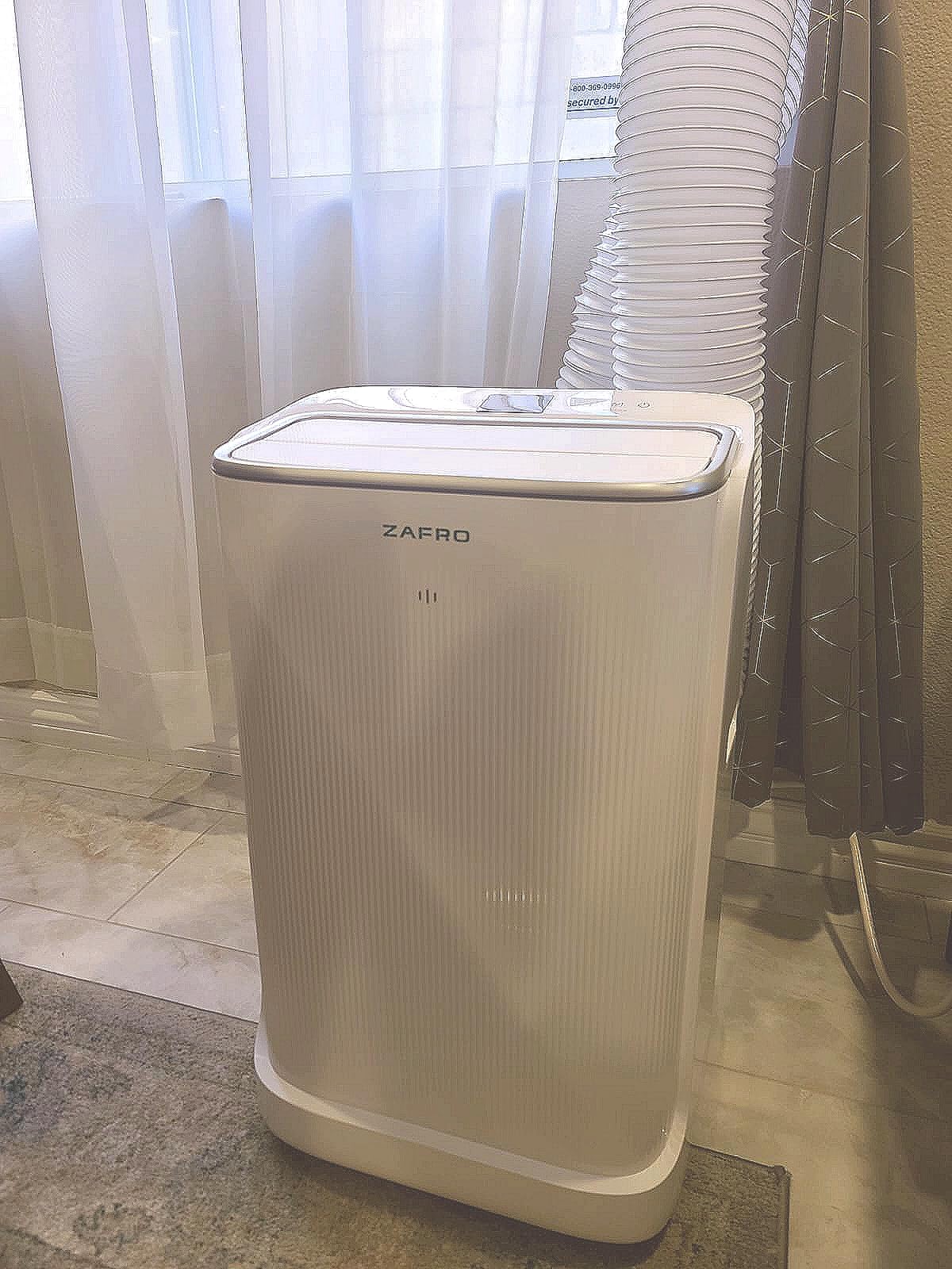 ZAFRO Smart Inverter Portable Air Conditioners, 16000 BTU (12000 BTU SACC) Dual Hose Portable AC Unit with Energy Saving/Ultra Quiet(42dB)/Drainage-free Cooling/APP/Remote for Multi-Scenario Use customer photo 2