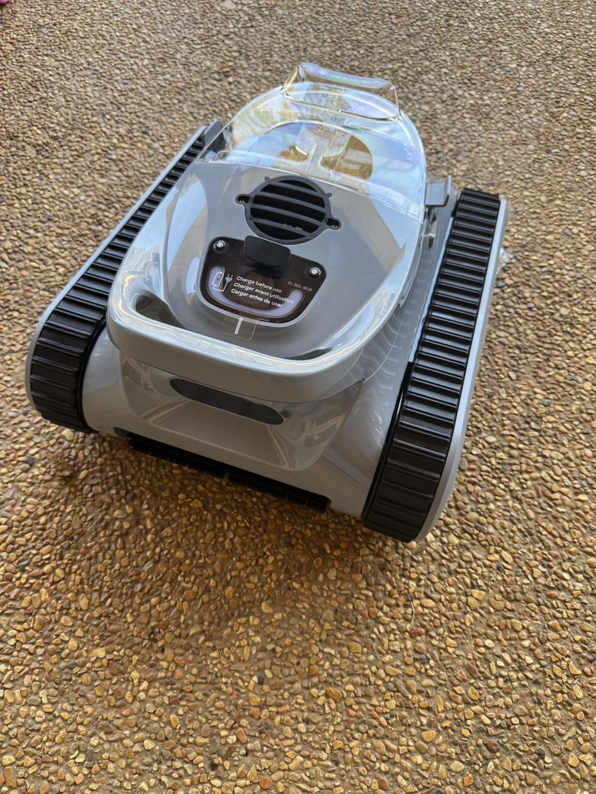 [2026 Release] Automatic Robotic Pool Vacuum for Inground & Above Ground Pools, Wall Climbing Pool Vacuum Cleaner, Cleans Floor, Walls, Waterline, Drain & Skimmer up to 2150 Sq. Ft., 190 Min customer photo 1