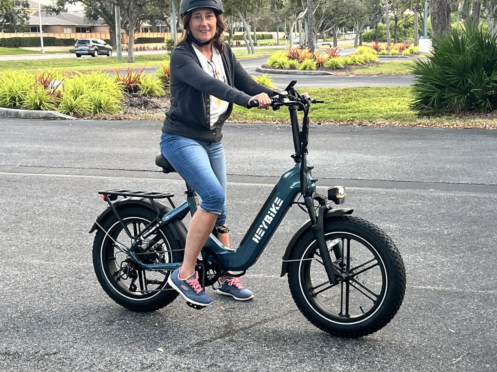 Heybike Ranger Foldable Electric Bike for Adults, 1200W/1800W Peak Motor, 28/32MPH E Bike, 55/90 Miles Range, 20