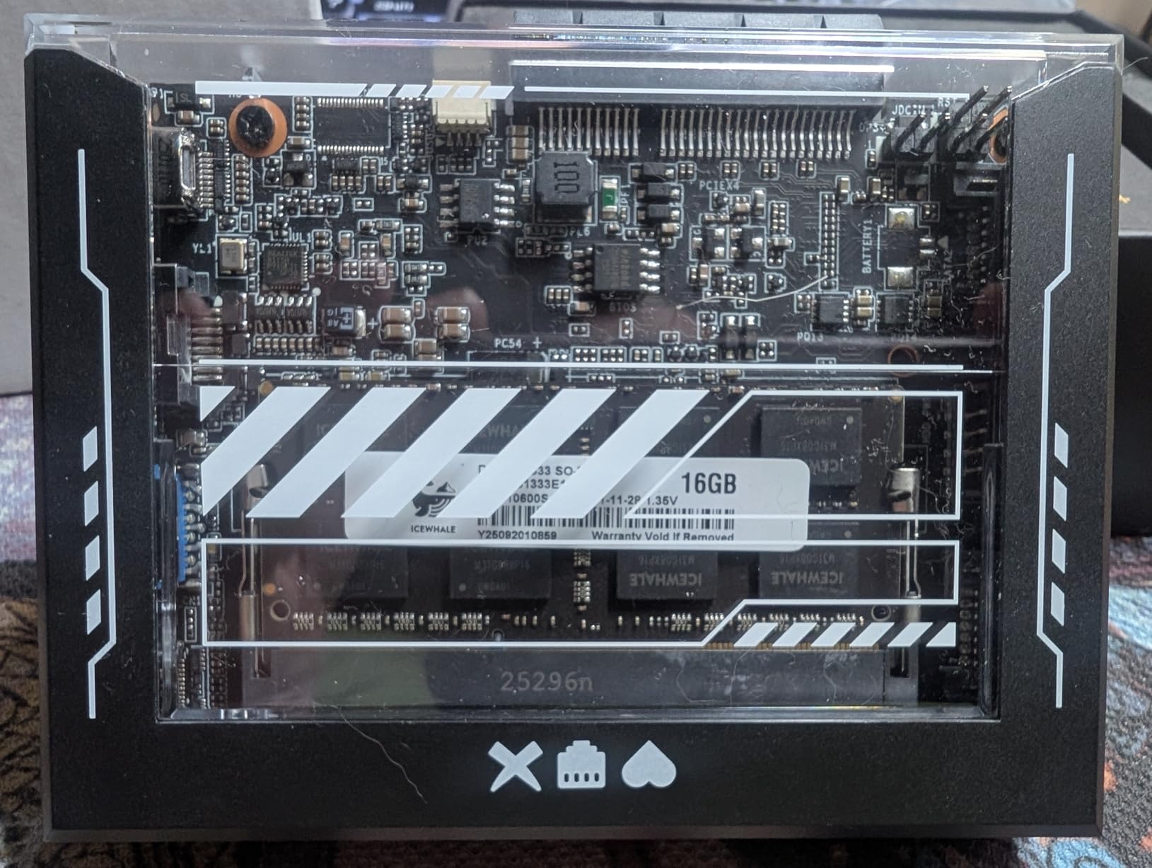 ZimaBlade 7700 x86 DIY NAS Kit - 2-Bay Mini Home Server, Intel Quad-Core, 16GB RAM, PCIe Expansion, CasaOS Preinstalled, Docker & Self-Hosting Ready customer photo 2