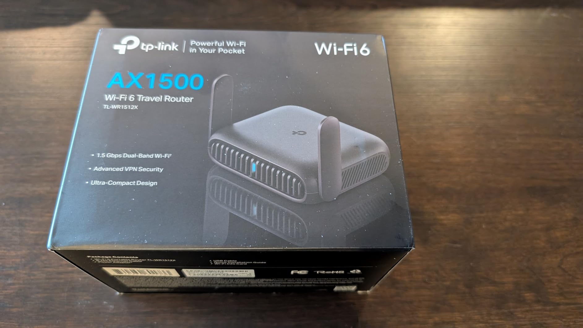 TP-Link Roam 6 AX1500 Portable Wi-Fi 6 Travel Router Dual-Band | Easy Public WiFi Sharing | Hotel/RV/Travel Approved | Phone WiFi Tether | USB C 3.0 | Multi-Mode | OpenVPN, WireGuard | TL-WR1512X customer photo 2