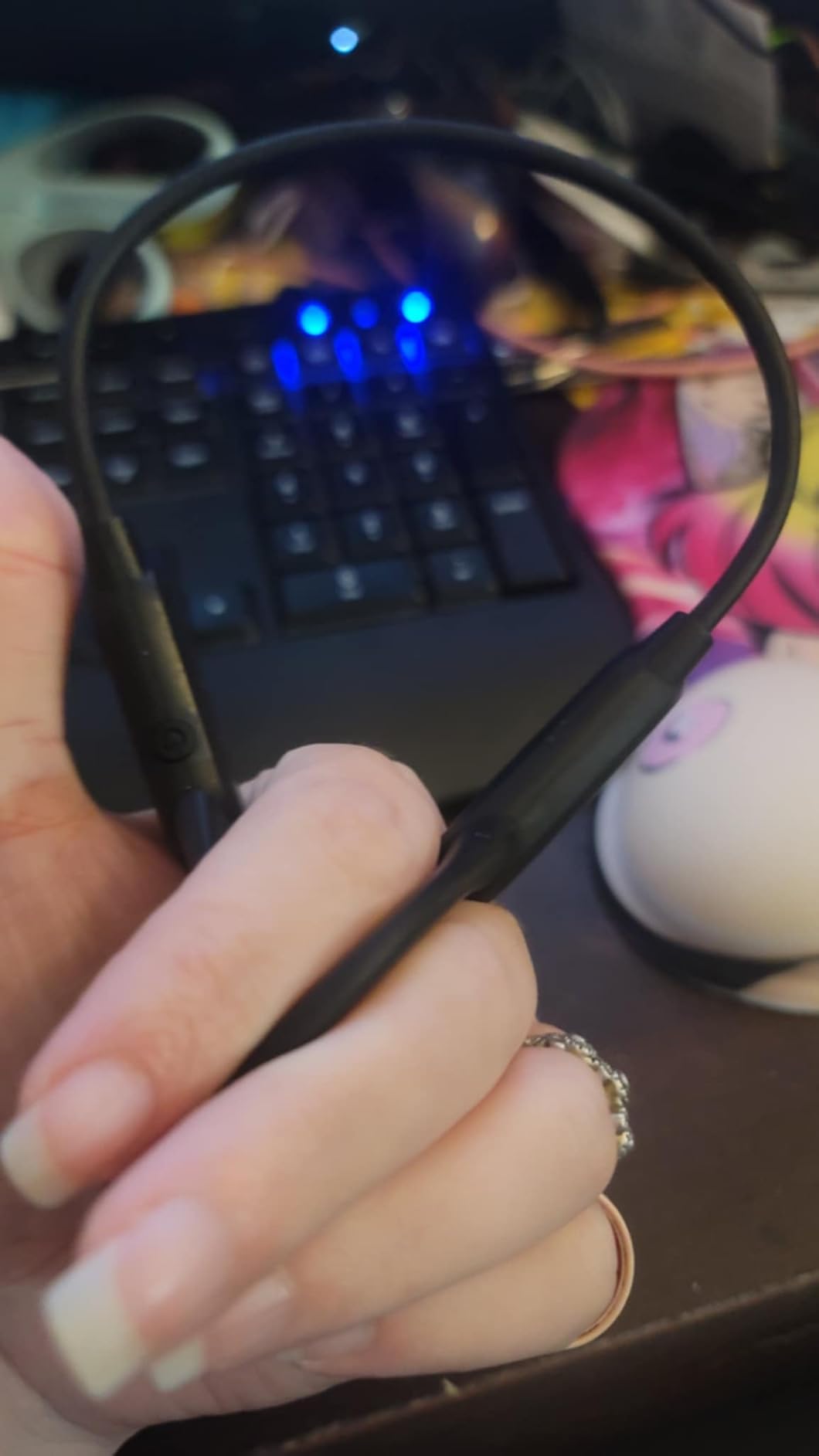 Bone Conduction Headphones, Wireless Bluetooth Open-Ear Sports Headphones with Mic, Type-C Quick Charging Long Battery Life, Upgrade Waterproof Earphones for Running, Walking, Cycling, Workout, Gift customer photo 1