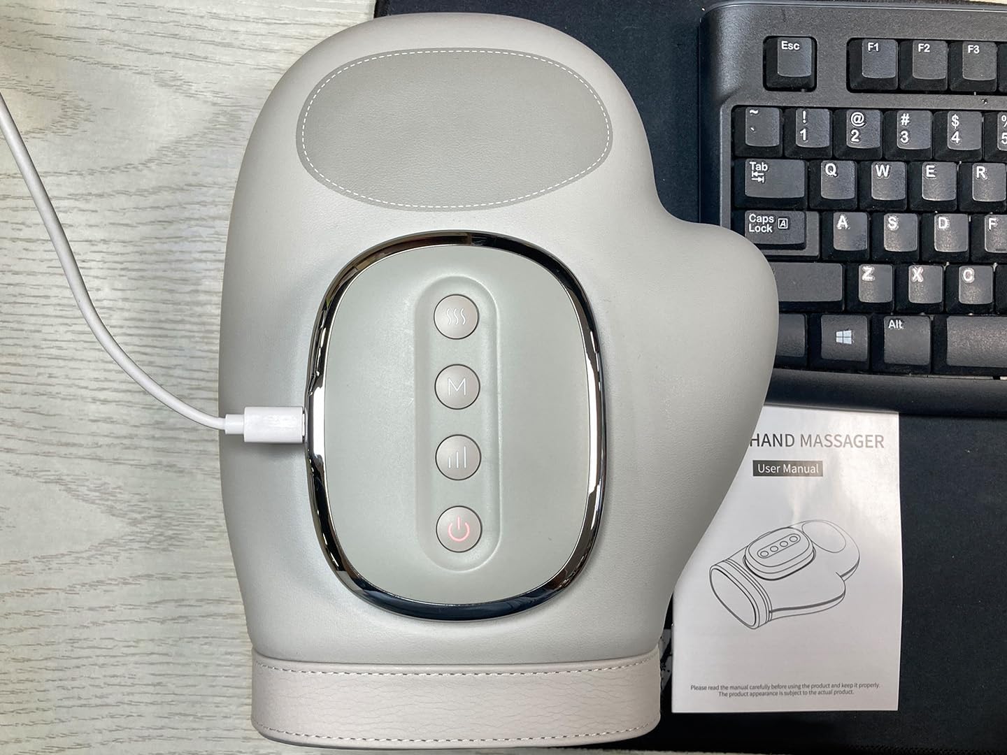 2026 NEW Hand Massager with Heat and Compression, Hand Massager with 3 Temps (108°F ~ 121℉), 5 Strengths, 3 Massages for Arthritis, Wrist & Carpal Tunnel Relief, Hand Massage, Gift for Women/Men customer photo 1