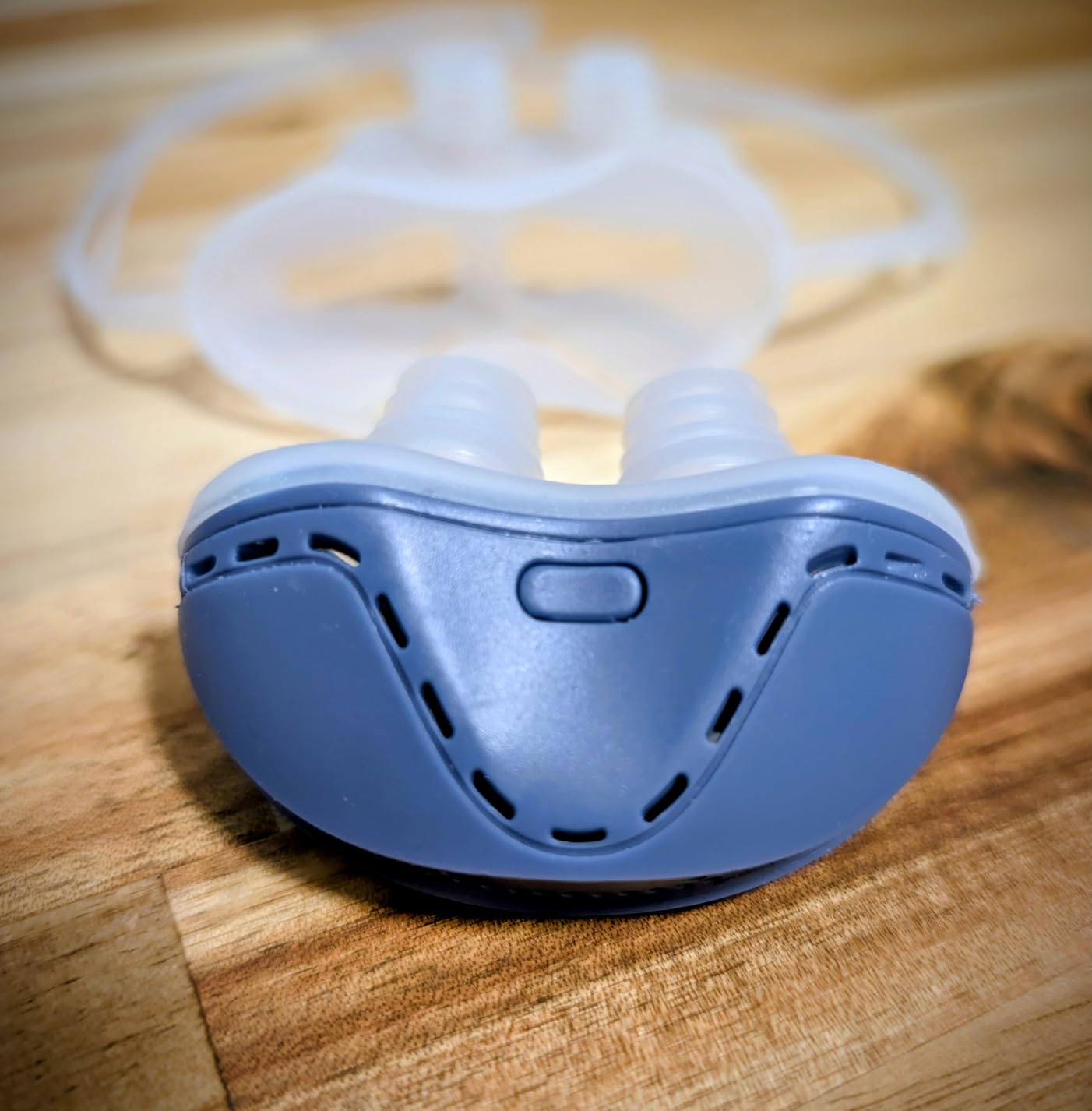 Anti Snoring Devices, Electric Anti Snoring Device, Effective Snoring Prevention, Sleep Apnea Devices for Men and Women, Adjustable Wind Speed, Suitable for All Nose Shapes, Blue customer photo 2