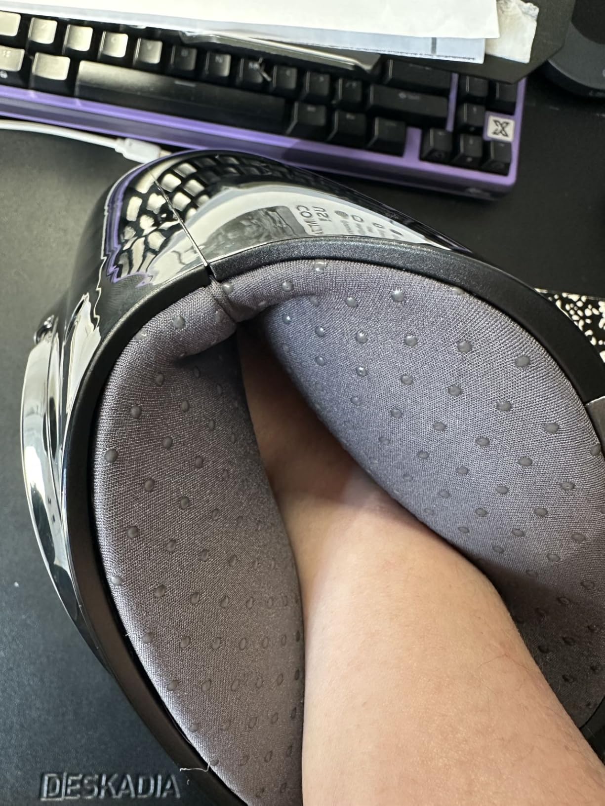 Hand Massager with Heat and Compression : Cordless Heated Hand Massage for Arthritis and Carpal Tunnel, Hand Therapy for Pain Relief - 4 Modes 6 Intensities, Portable Rechargeable (White) customer photo 2