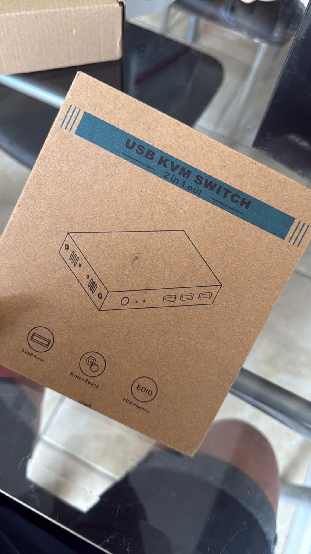 8K Displayport KVM Switch 2 Monitors 2 Computers, 8K@60Hz Dual KVM Switch for 2 Computers Sharing 2 Monitors, Keyboard, Mouse, Printer, with EDID Adaptive, 2 USB Cables, and Controller -S7230P2 customer photo 1