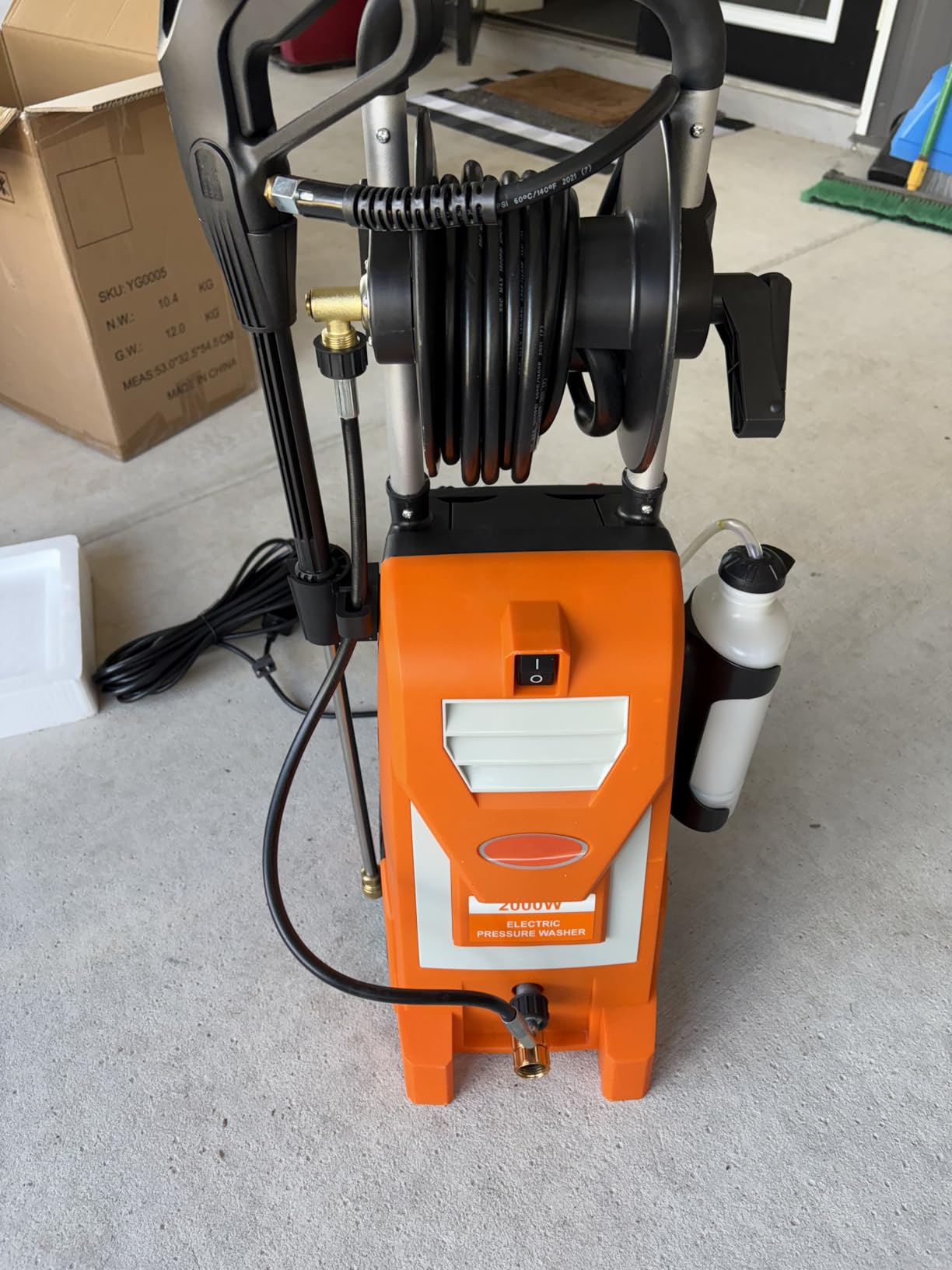 Gas Powered Pressure Washer 4200 PSI Gas Power Washer 4.0 GPM 212CC Commercial High Pressure Washer, with Spray Gun and Extension Wand, 5 Quick Connect Nozzles, Copper Pump, EPA/CARB/ETL (Black) customer photo 1