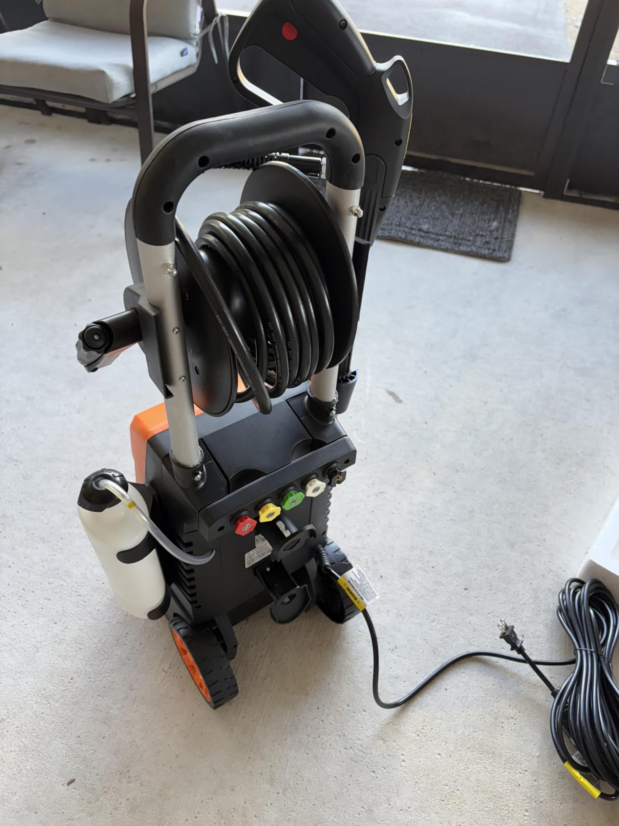 Gas Powered Pressure Washer 4200 PSI Gas Power Washer 4.0 GPM 212CC Commercial High Pressure Washer, with Spray Gun and Extension Wand, 5 Quick Connect Nozzles, Copper Pump, EPA/CARB/ETL (Black) customer photo 2