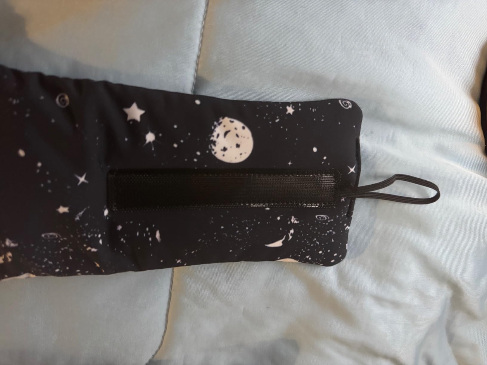 LC-dolida Bamboo Cotton Weighted Bluetooth Sleep Masks, 3D Weighted Sleep Masks with Bluetooth 5.4 Headphones customer photo 1