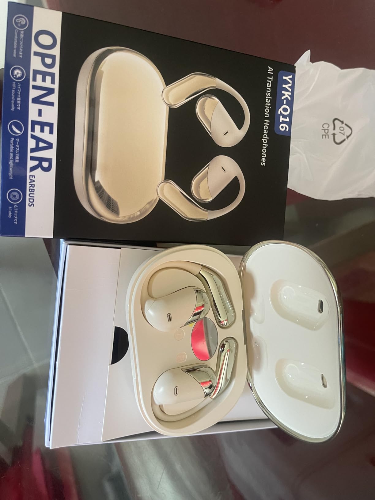 AI Translation Earbuds, Real-Time Two-Way Translator in 198+ Languages, Audifonos Traductores Inglés Español, 3-in-1 Translating Headphones for Travel, Business & Learning customer photo 1