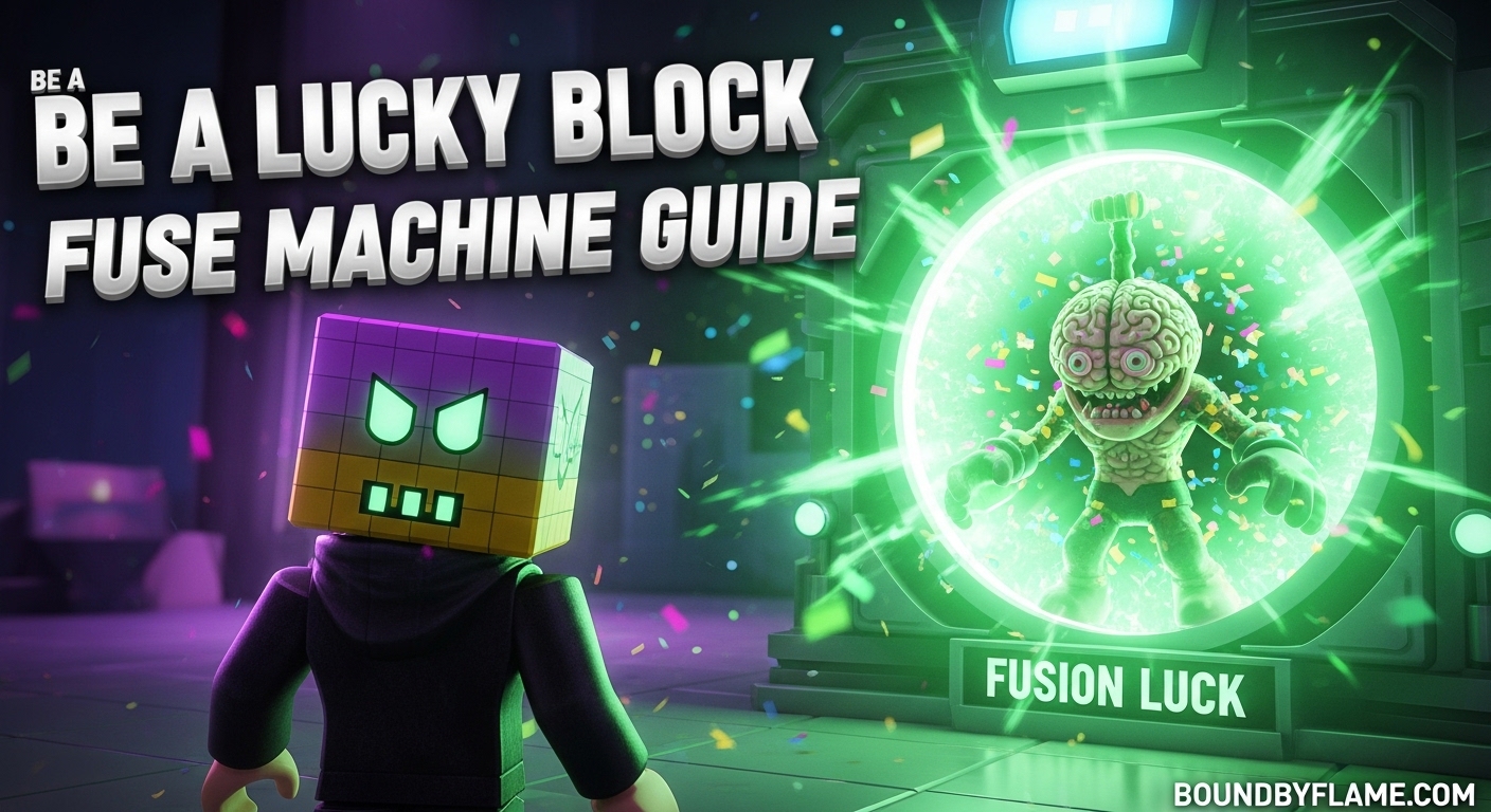 Be a Lucky Block Fuse Machine Guide