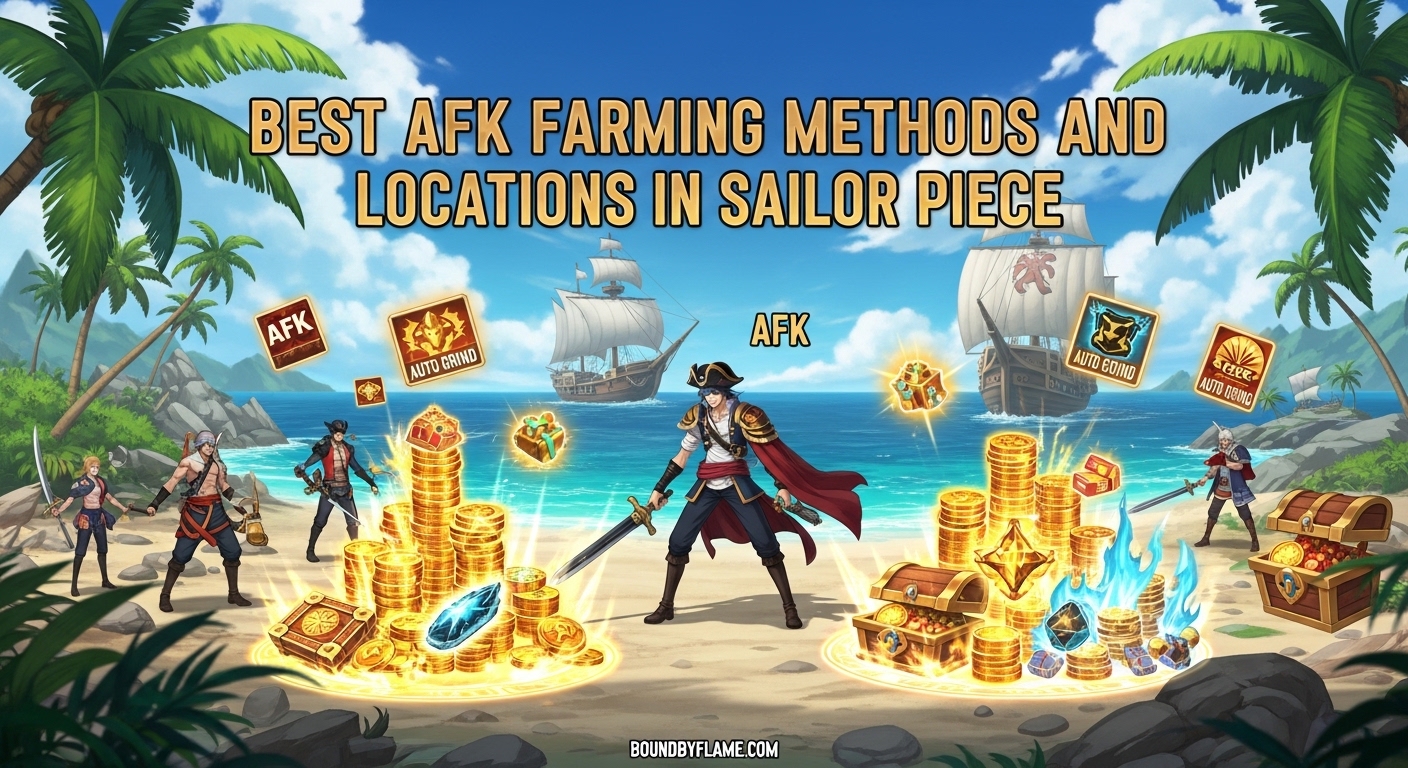 Best AFK Farming Methods and Locations in Sailor Piece