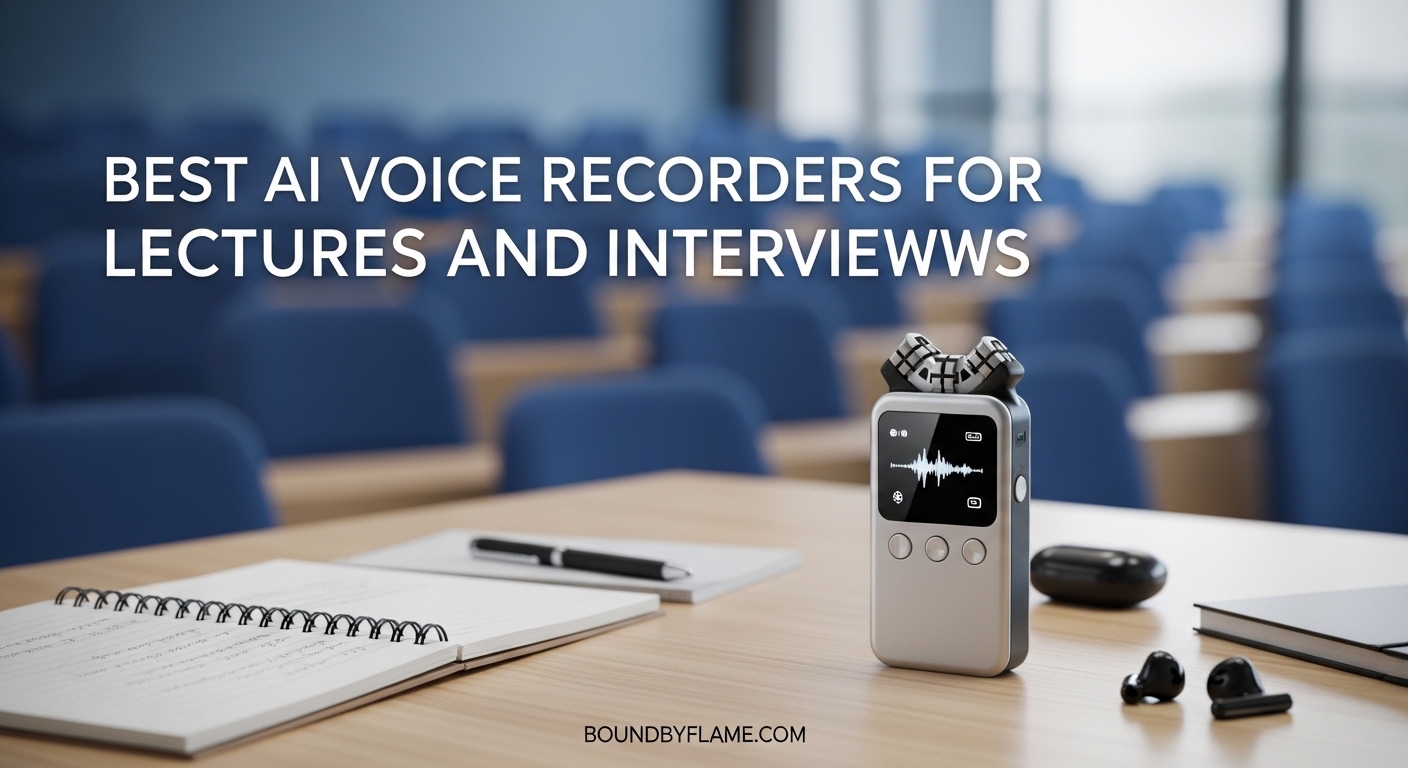 Best AI Voice Recorders for Lectures and Interviews