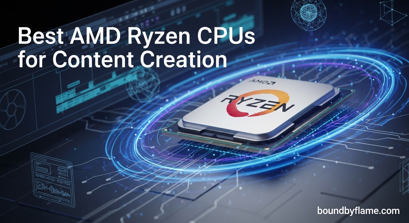 Best AMD Ryzen CPUs for Content Creation