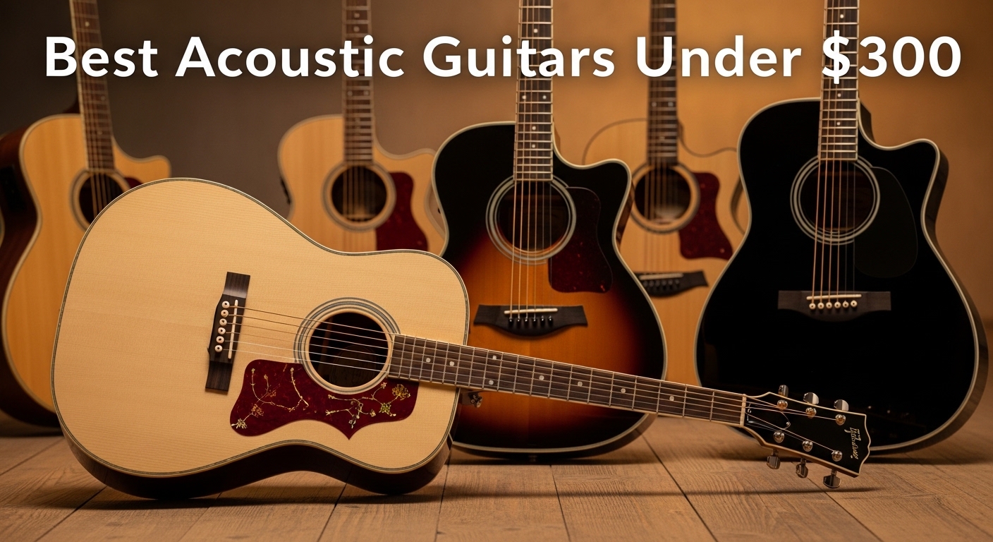 Best Acoustic Guitars Under $300
