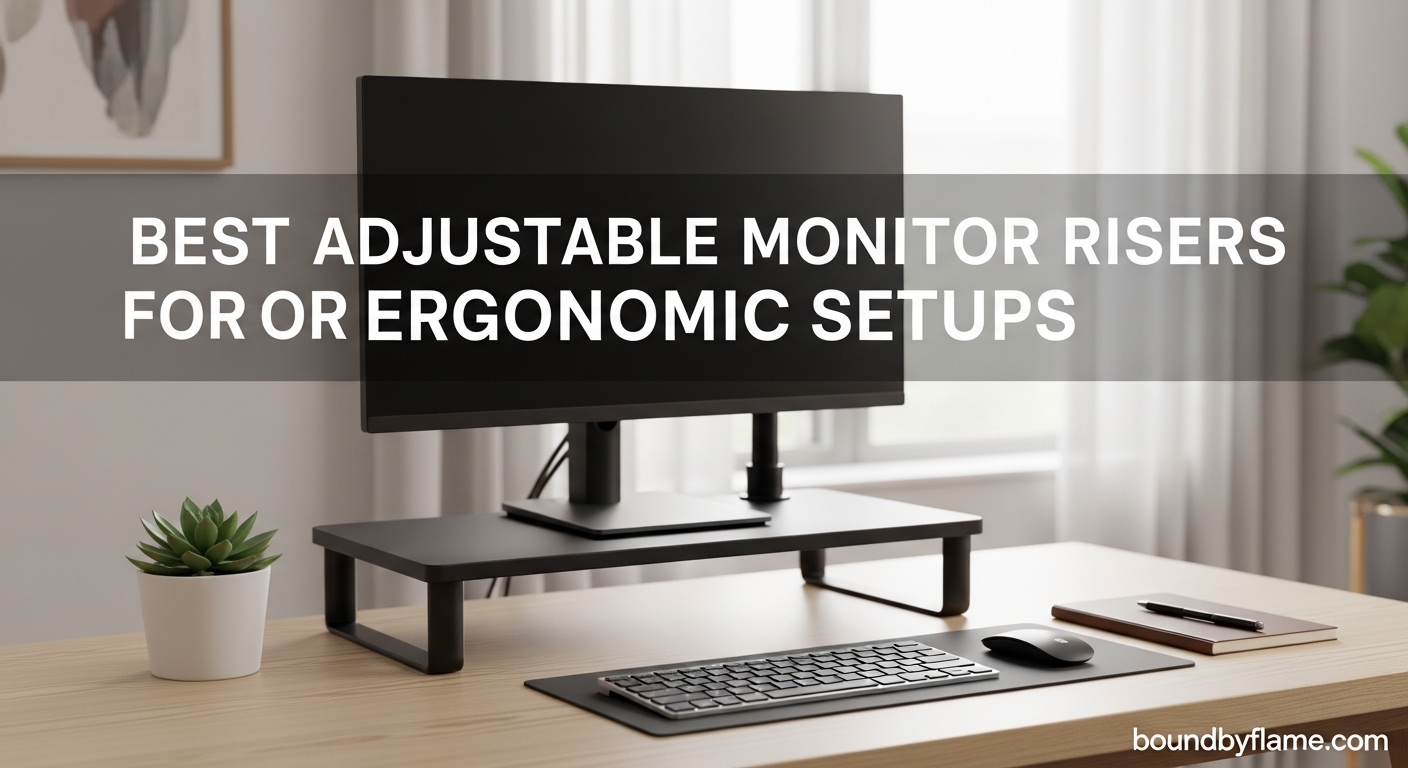 Best Adjustable Monitor Risers for Ergonomic Setups