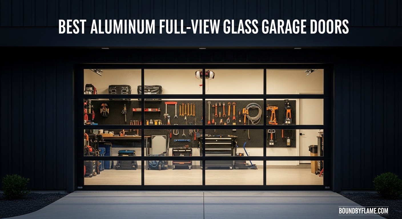 Best Aluminum Full-View Glass Garage Doors