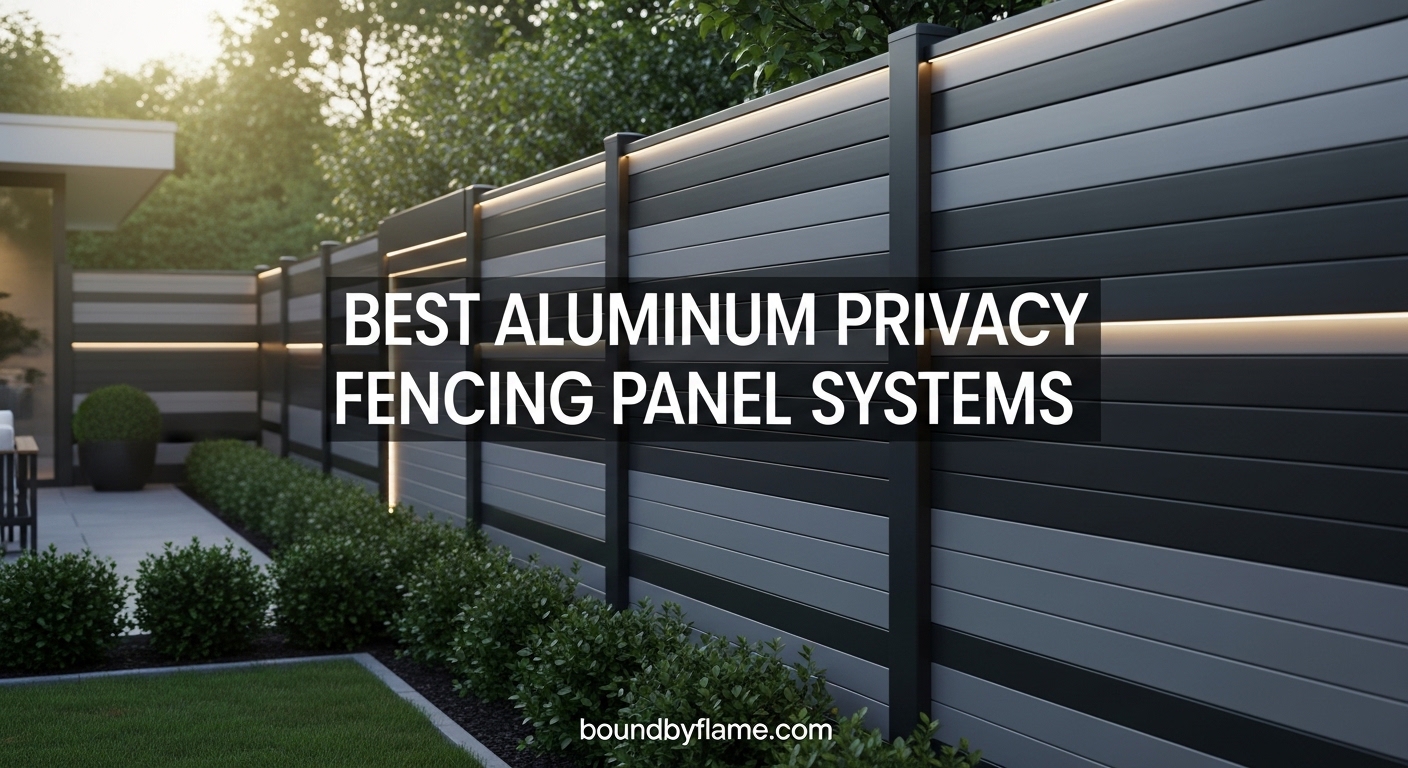 Best Aluminum Privacy Fencing Panel Systems