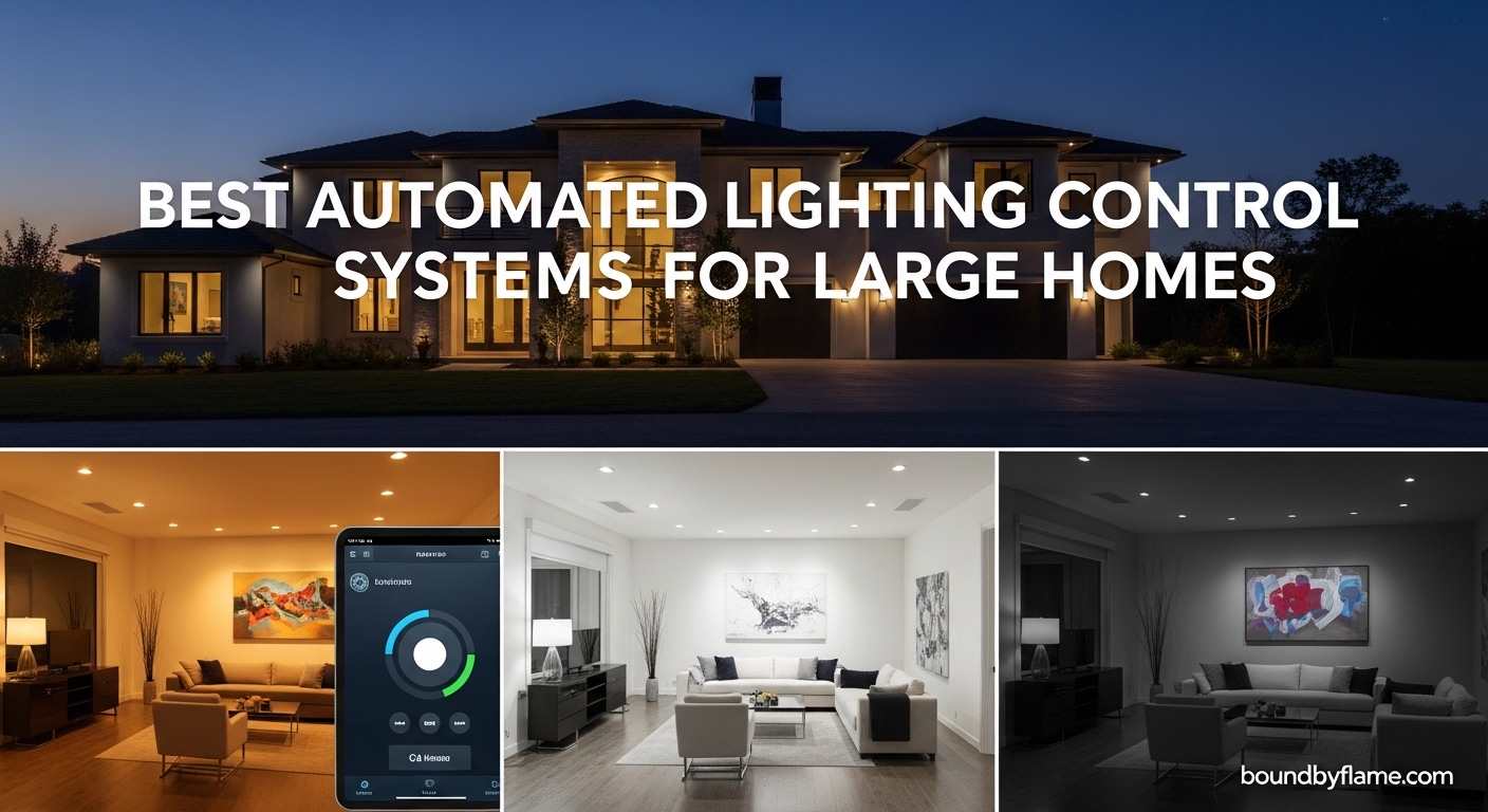 Best Automated Lighting Control Systems for Large Homes