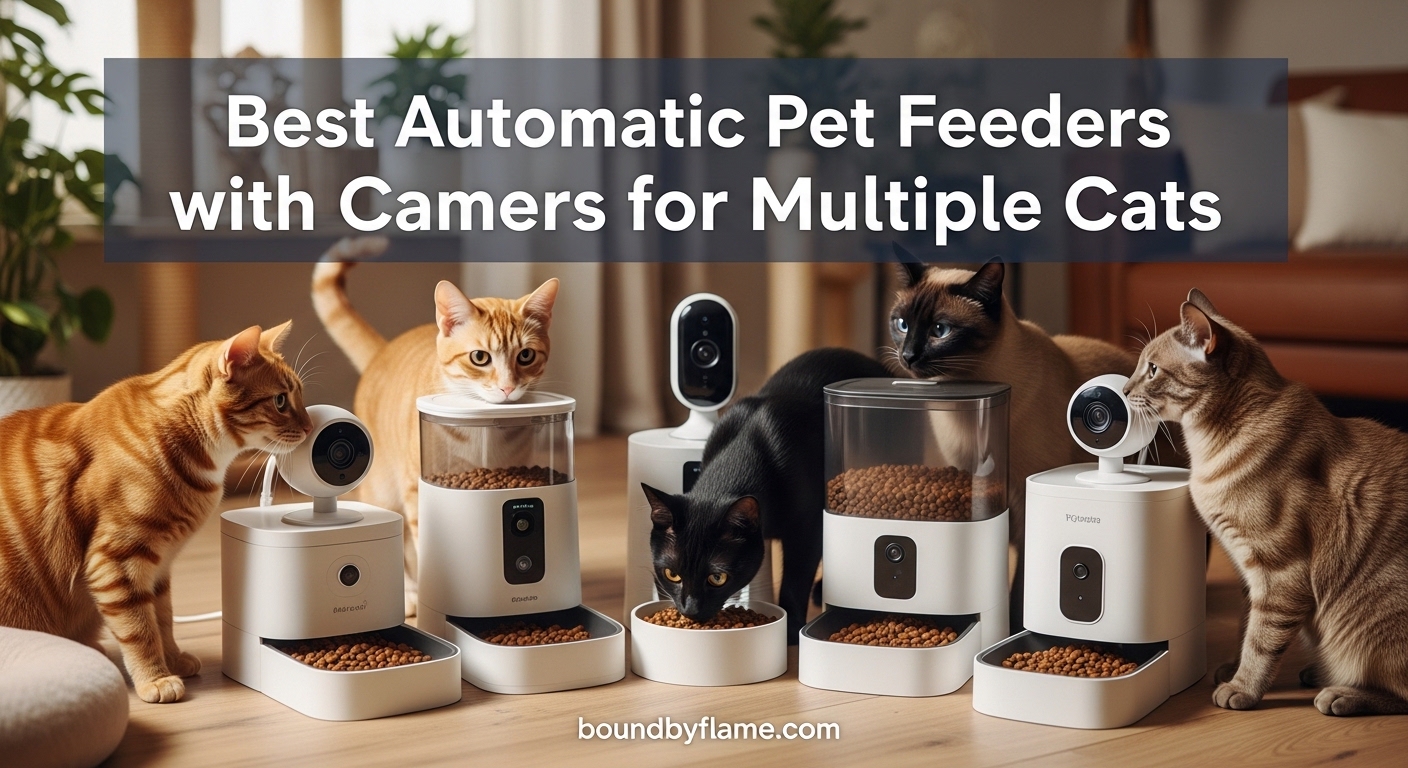 Best Automatic Pet Feeders with Cameras for Multiple Cats