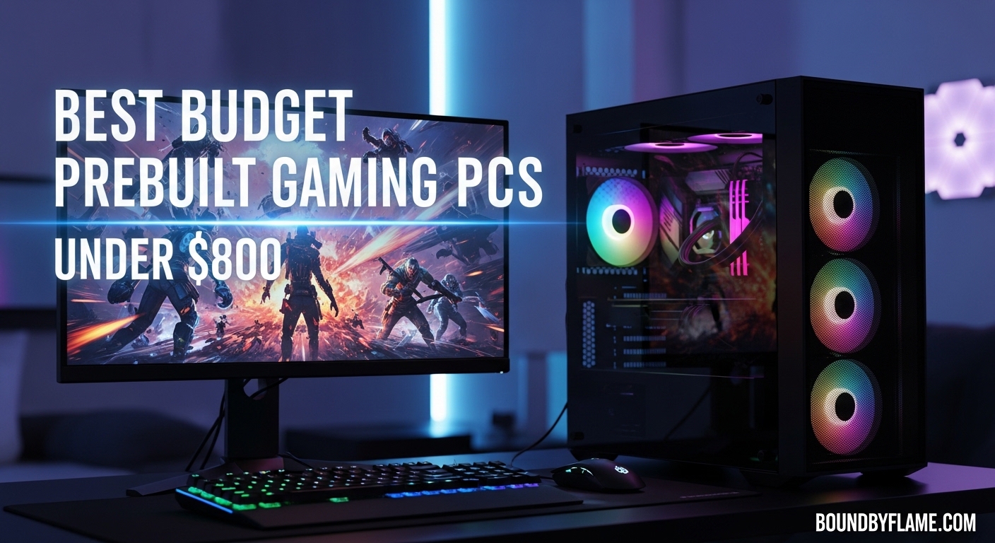 Best Budget Prebuilt Gaming PCs Under $800