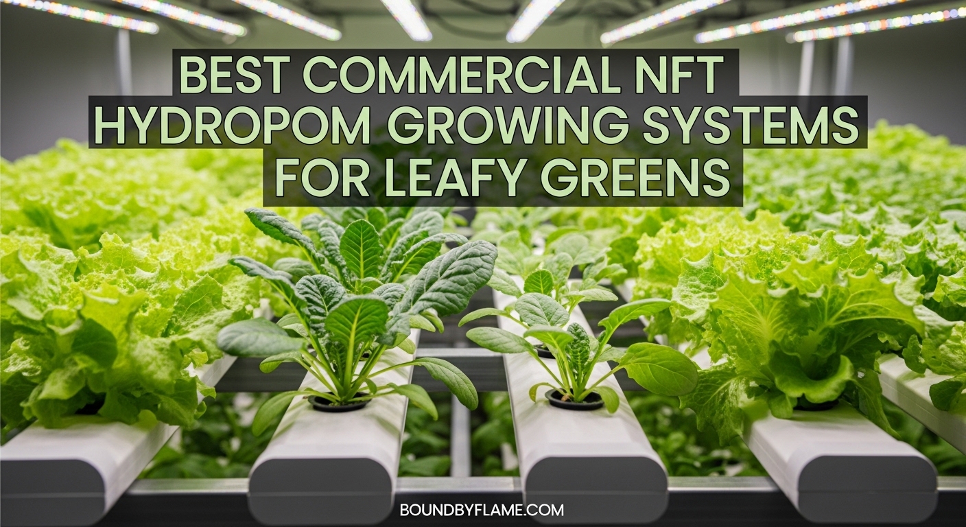 Best Commercial NFT Hydroponic Growing Systems for Leafy Greens