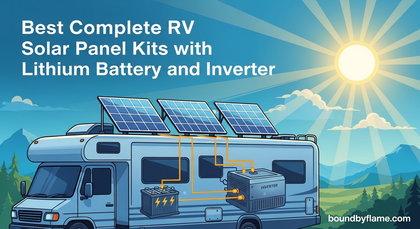Best Complete RV Solar Panel Kits with Lithium Battery and Inverter