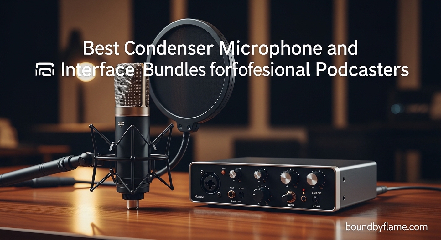 Best Condenser Microphone and Interface Bundles for Professional Podcasters