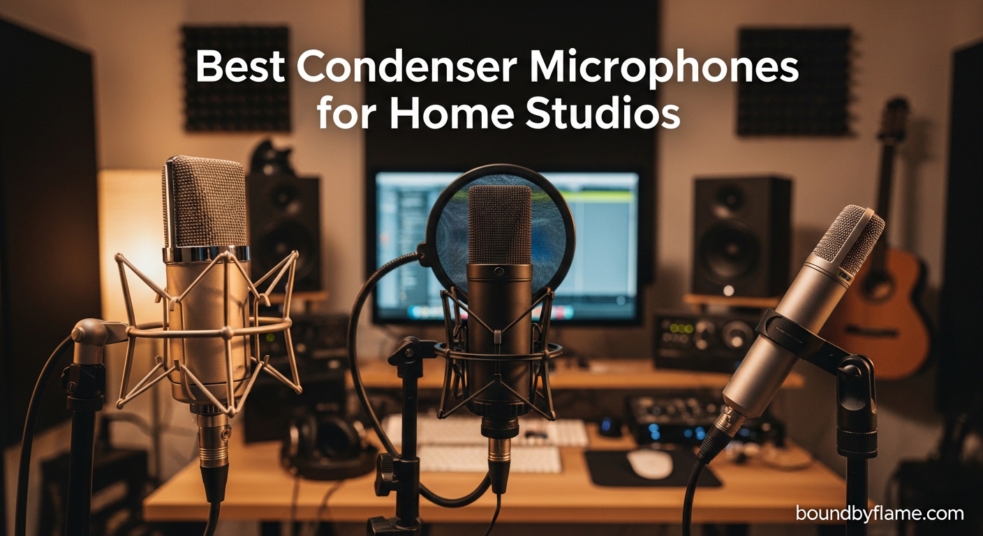 Best Condenser Microphones for Home Studios