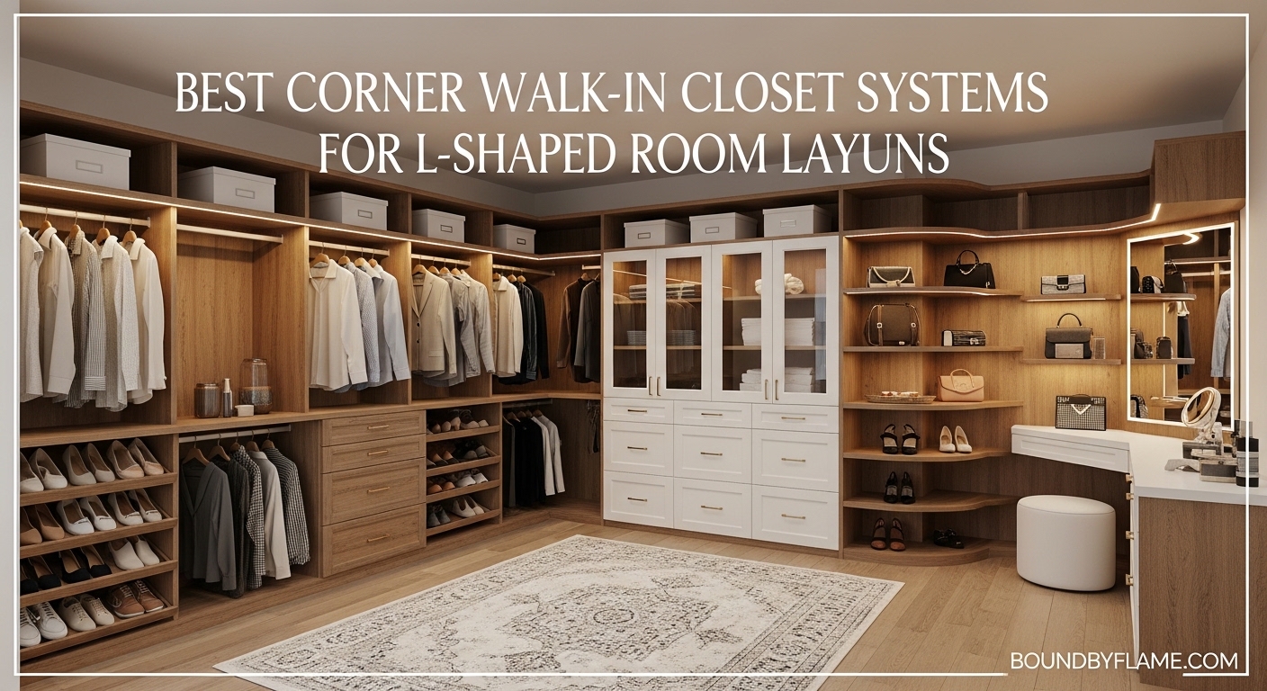 Best Corner Walk-In Closet Systems for L-Shaped Room Layouts
