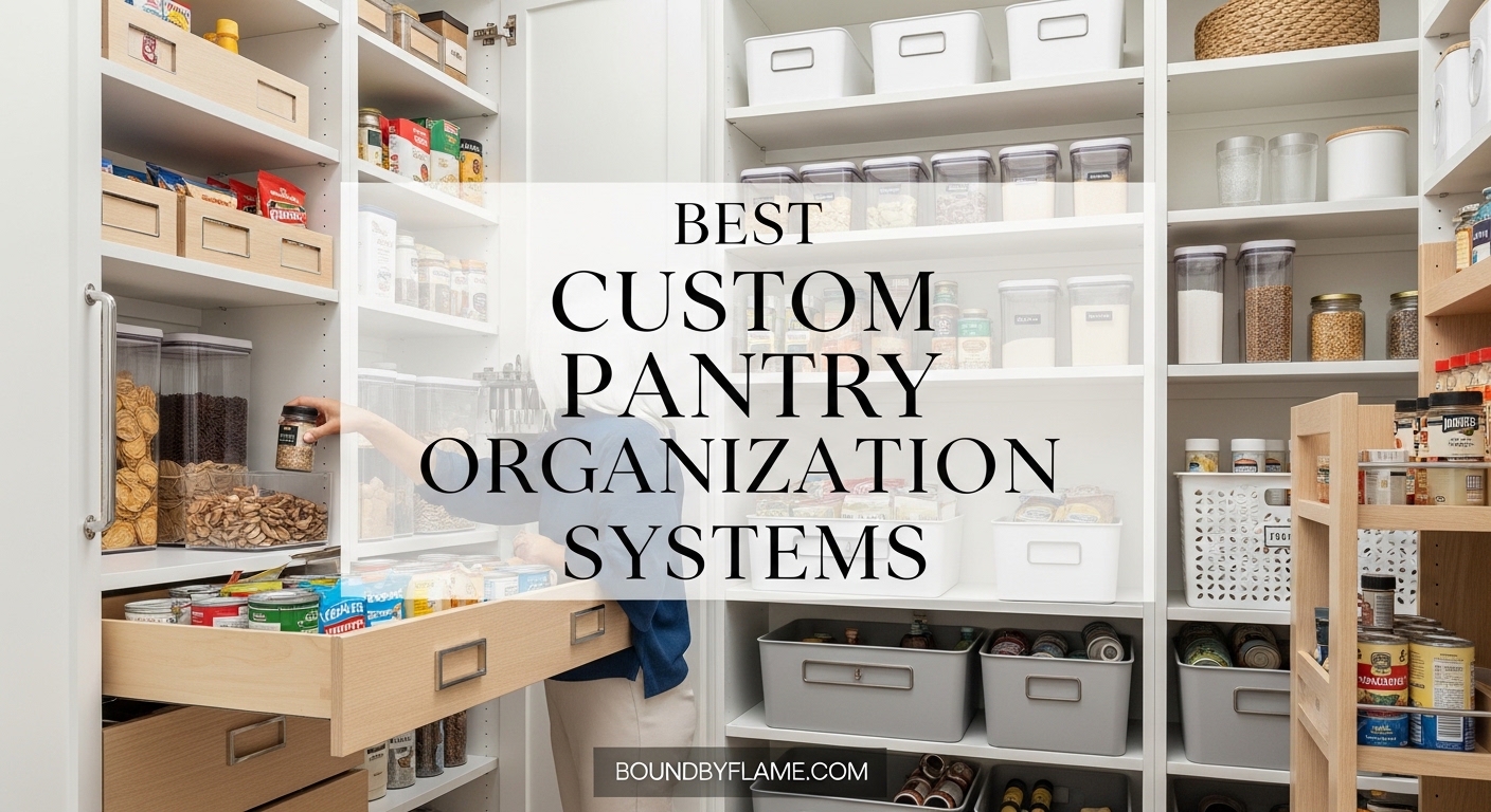 Best Custom Pantry Organization Systems