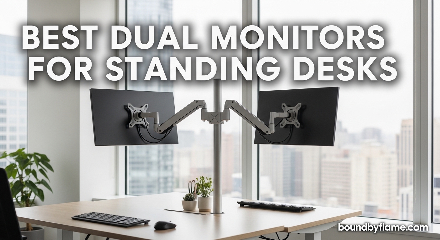Best Dual Monitor Arms for Standing Desks