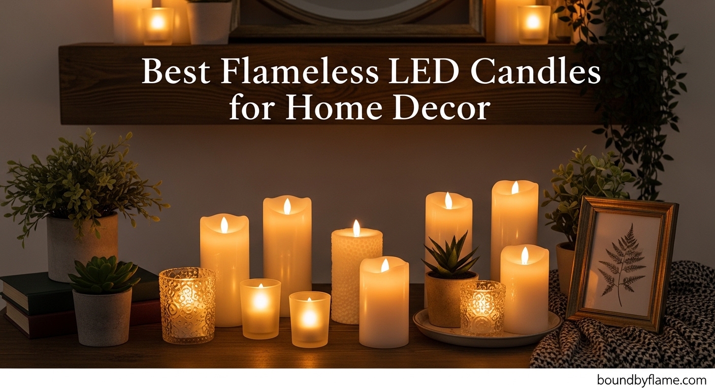 Best Flameless LED Candles for Home Decor