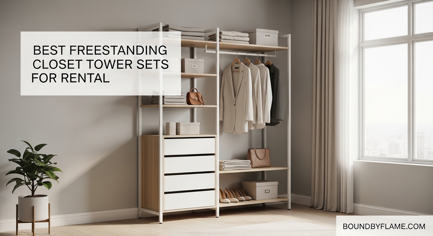 Best Freestanding Closet Tower Sets for Rentals