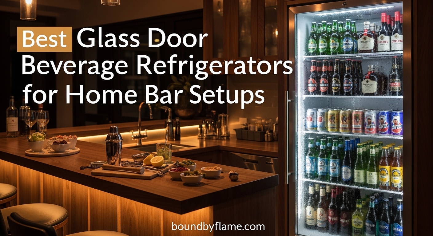 Best Glass Door Beverage Refrigerators for Home Bar Setups
