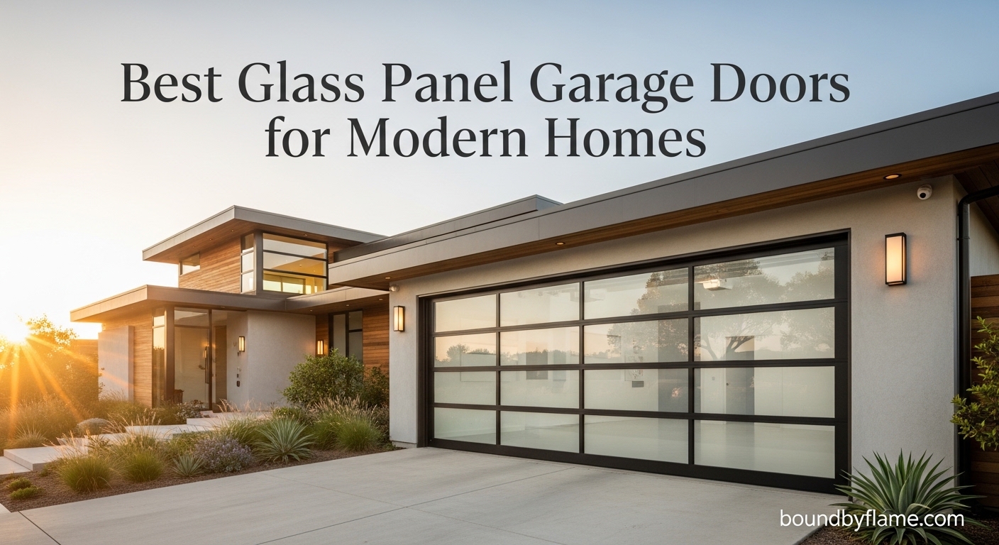 Best Glass Panel Garage Doors for Modern Homes
