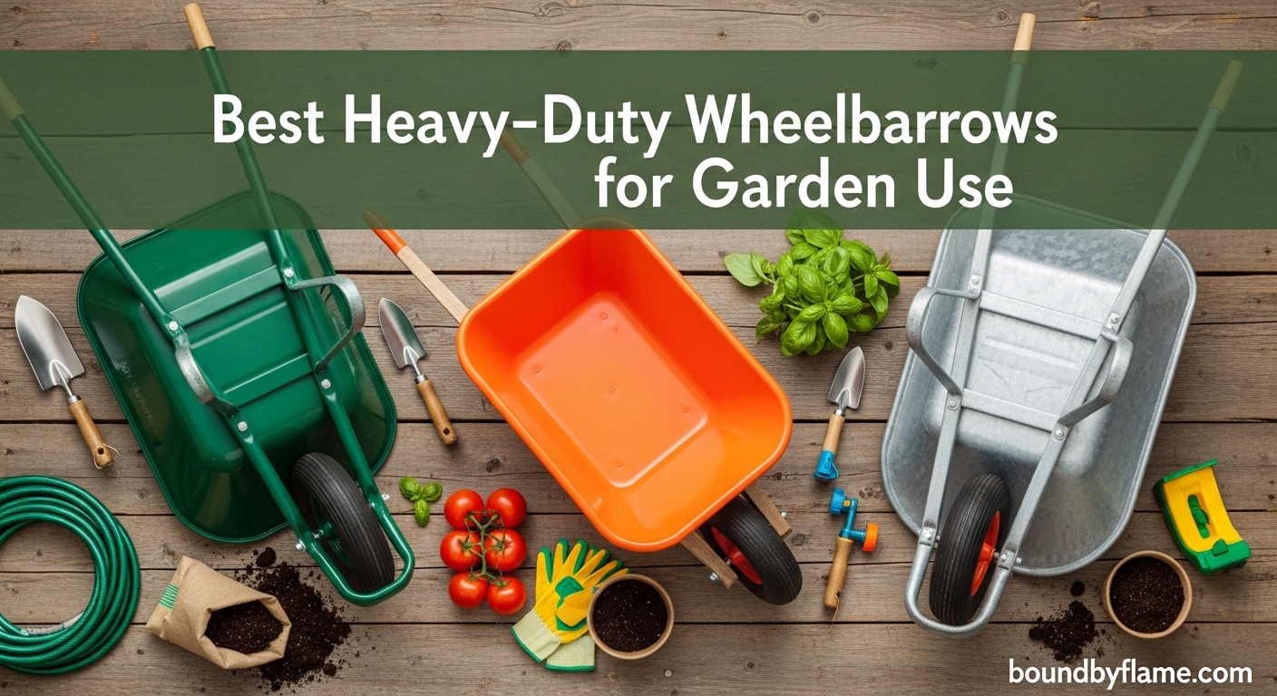 Best Heavy-Duty Wheelbarrows for Garden Use