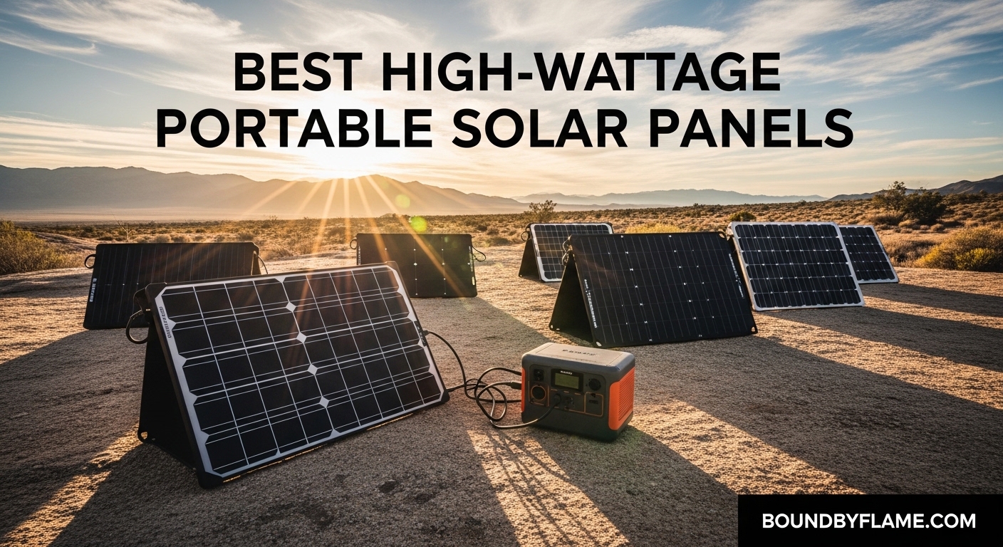 Best High-Wattage Portable Solar Panels